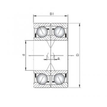 ISO 7321 BDF angular contact ball bearings