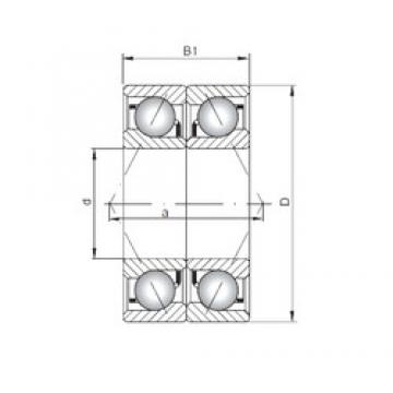 ISO 7009 ADB angular contact ball bearings