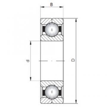ISO Q203 angular contact ball bearings